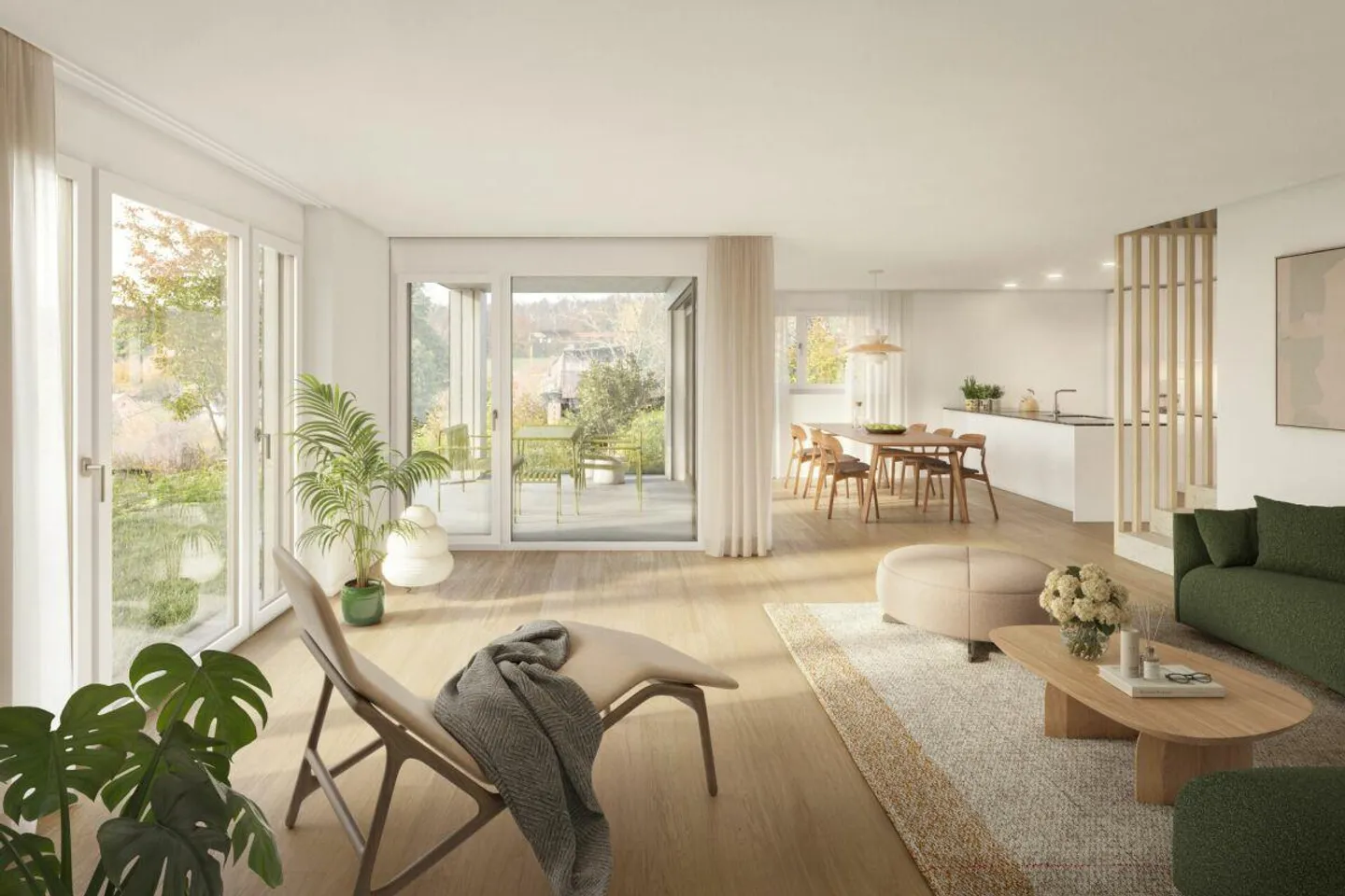 SINGLE-FAMILY HOUSE - UNTERDORF MÖNTHAL - Contemporary architecture surrounded by greenery - Photo 2 of 6