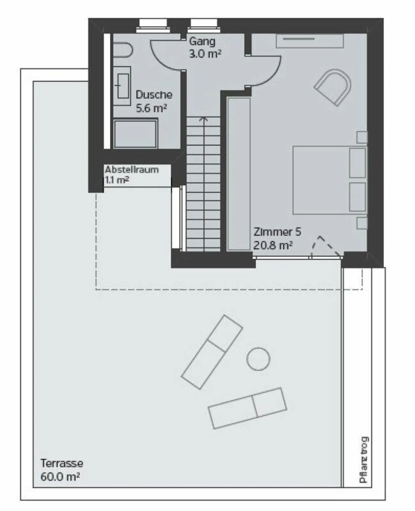 SINGLE-FAMILY HOUSE - UNTERDORF MÖNTHAL - Contemporary architecture surrounded by greenery - Photo 5 of 6