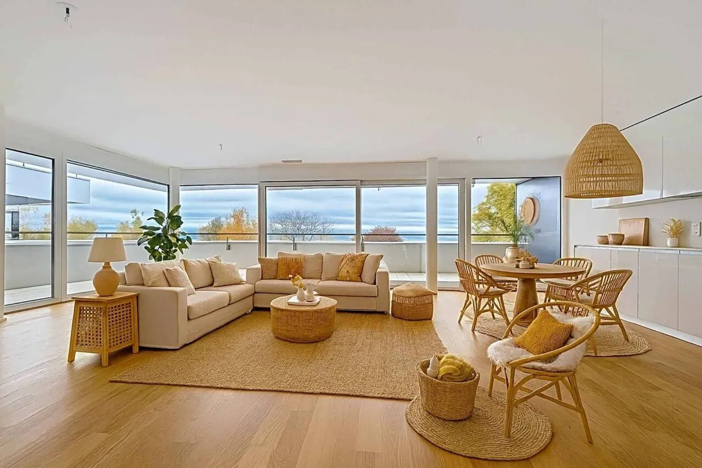 Lussuoso appartamento di 4,5 stanze con balcone coperto di 76m2 e vista lago - Foto 1 di 13