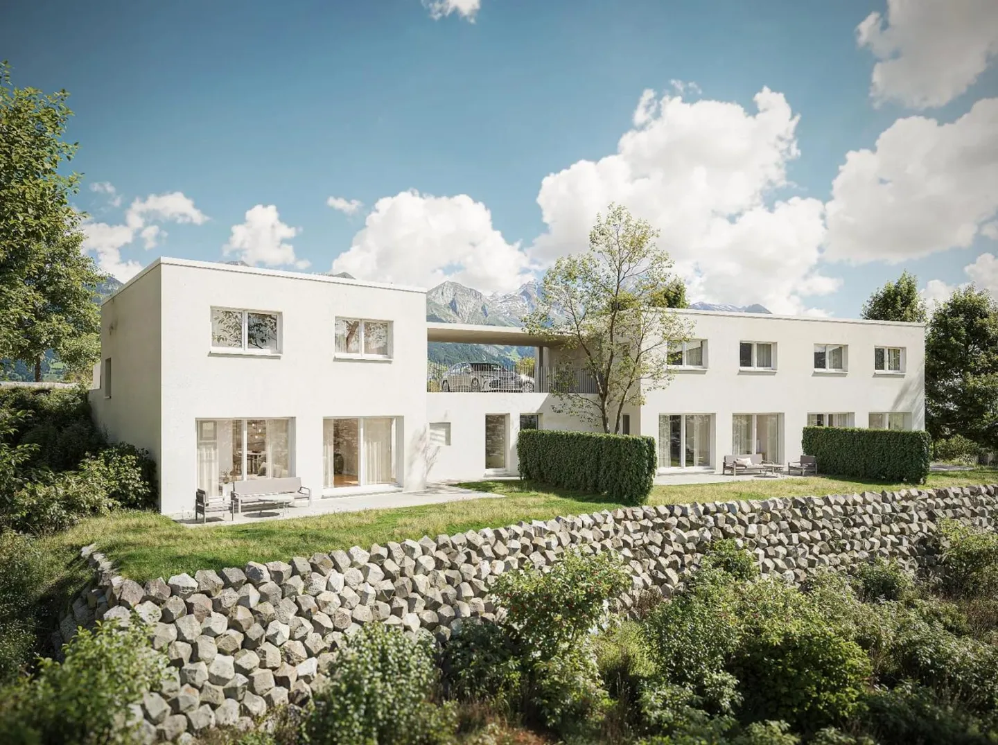 Villa jumelle contemporaine - Photo 1 sur 5