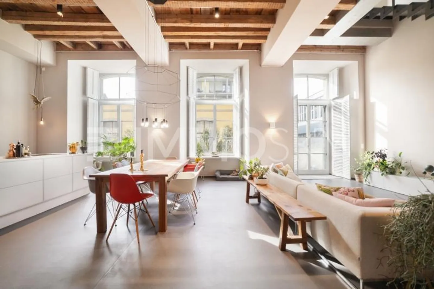 Elegantes Loft-Duplex in der Natur - Foto 4 von 5