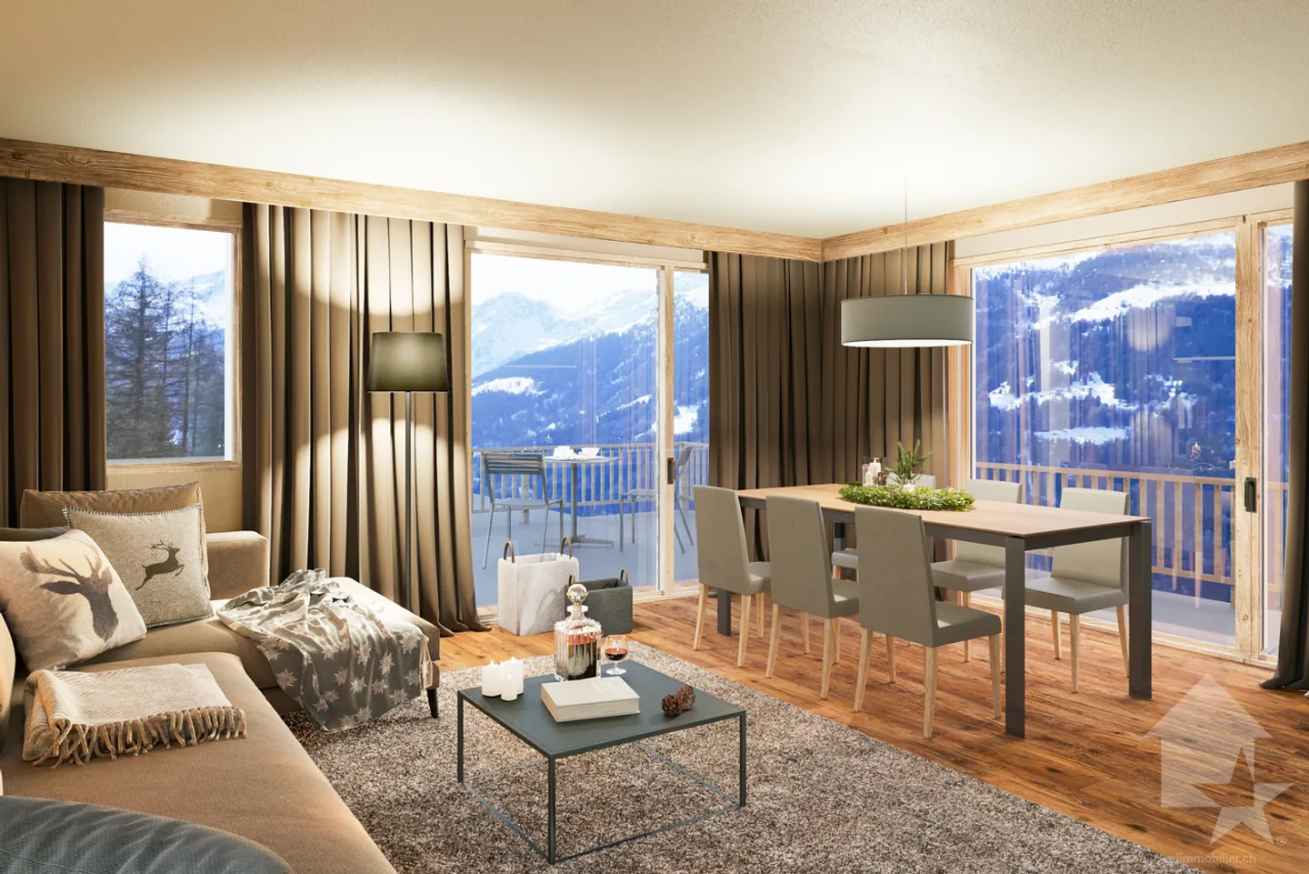 Unico a St-Luc: splendido appartamento nuovo con tutti i comfort - Foto 3 di 13