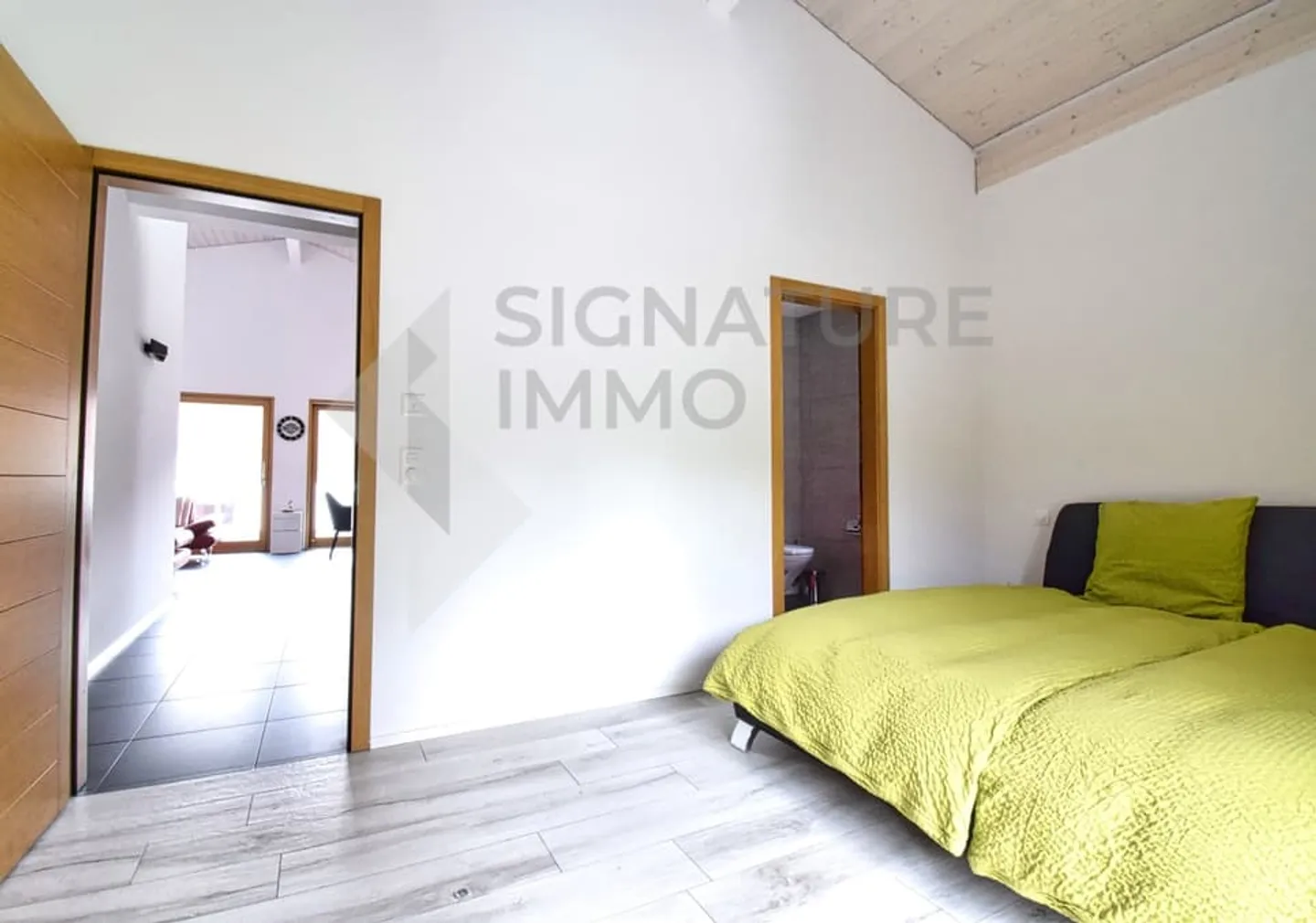 3,5-Zimmer-Wohnung 95 m² mit unverbautem Blick auf die Berge - Foto 7 von 9