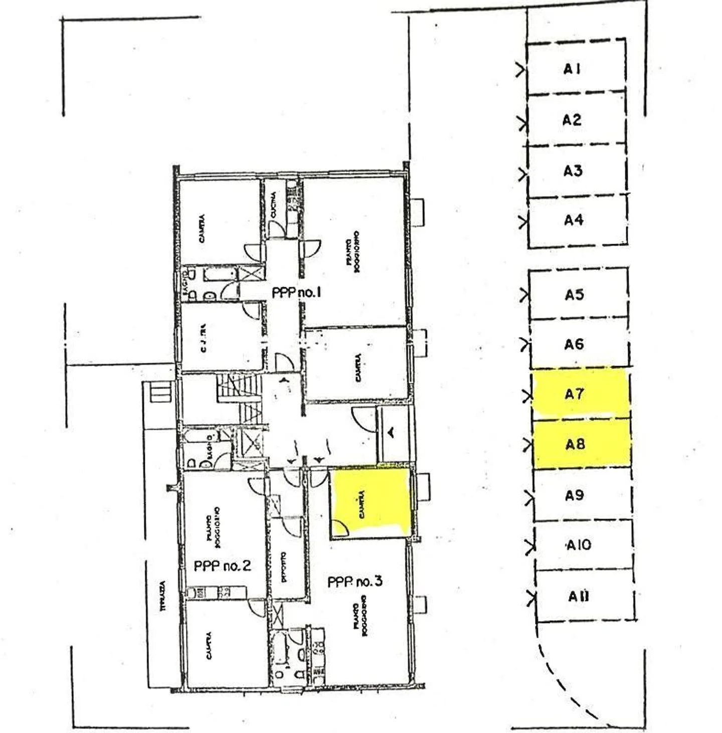 1-room apartment on the ground floor with 2 parking spaces in a central location - Photo 13 of 15