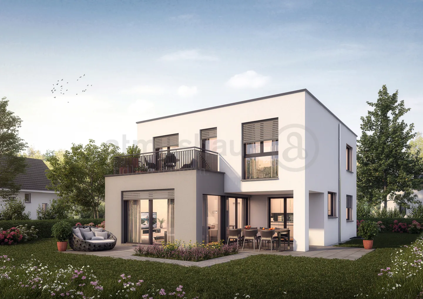 Wohnen und Erleben: Ihr Neubau Traumhaus mit Hobbyraum in Meiringen! - Foto 1 von 6