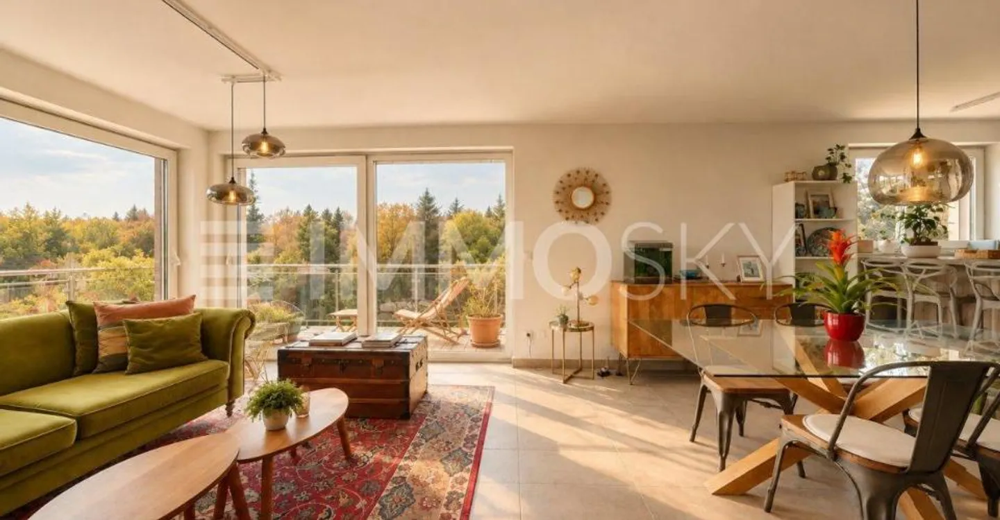Appartement moderne avec vue sur la forêt - Photo 3 sur 5