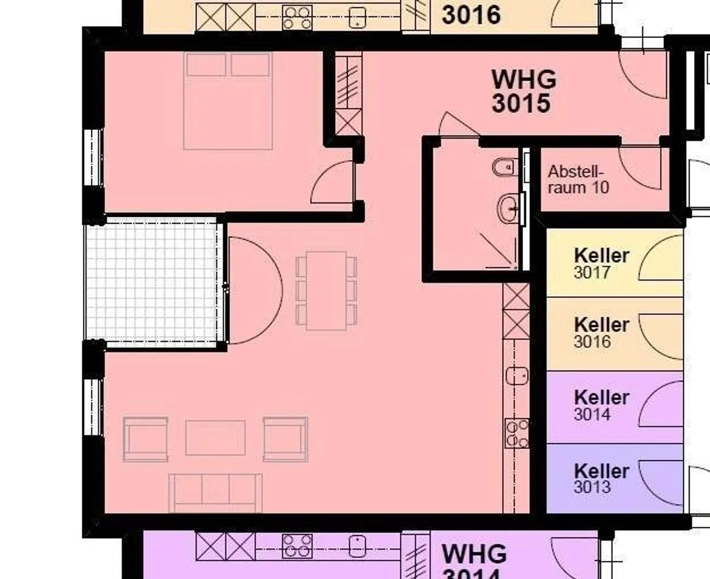 Belle appartement de 2,5 pièces à louer à Maienfeld - Photo 8 sur 8