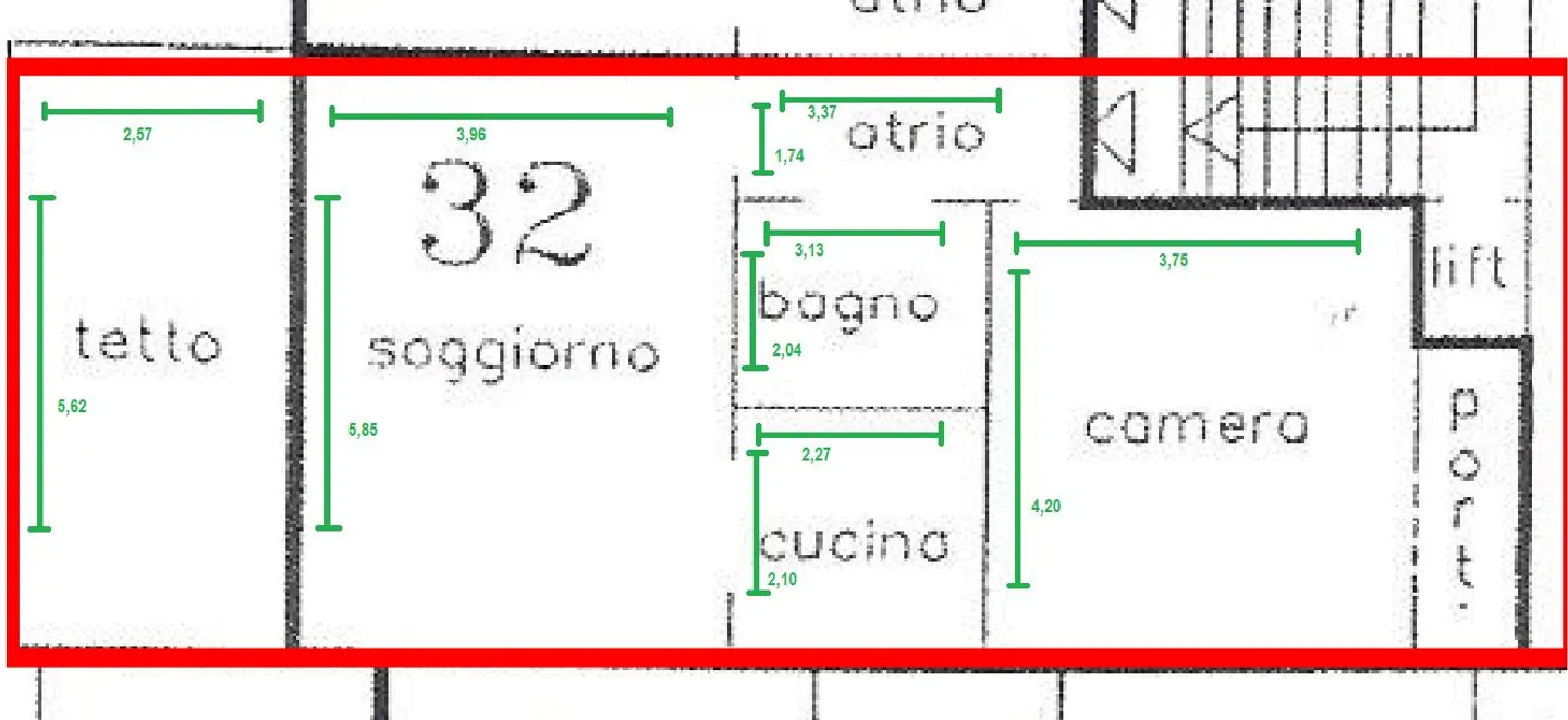Appartamento in affitto - Foto 14 di 14