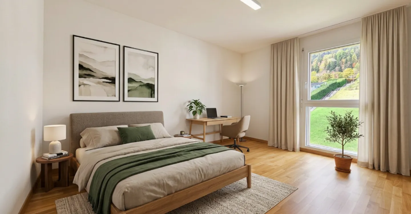 Eine 4.0-Zimmer-Familienwohnung im Herzen des Val-de-Ruz - Foto 2 von 6