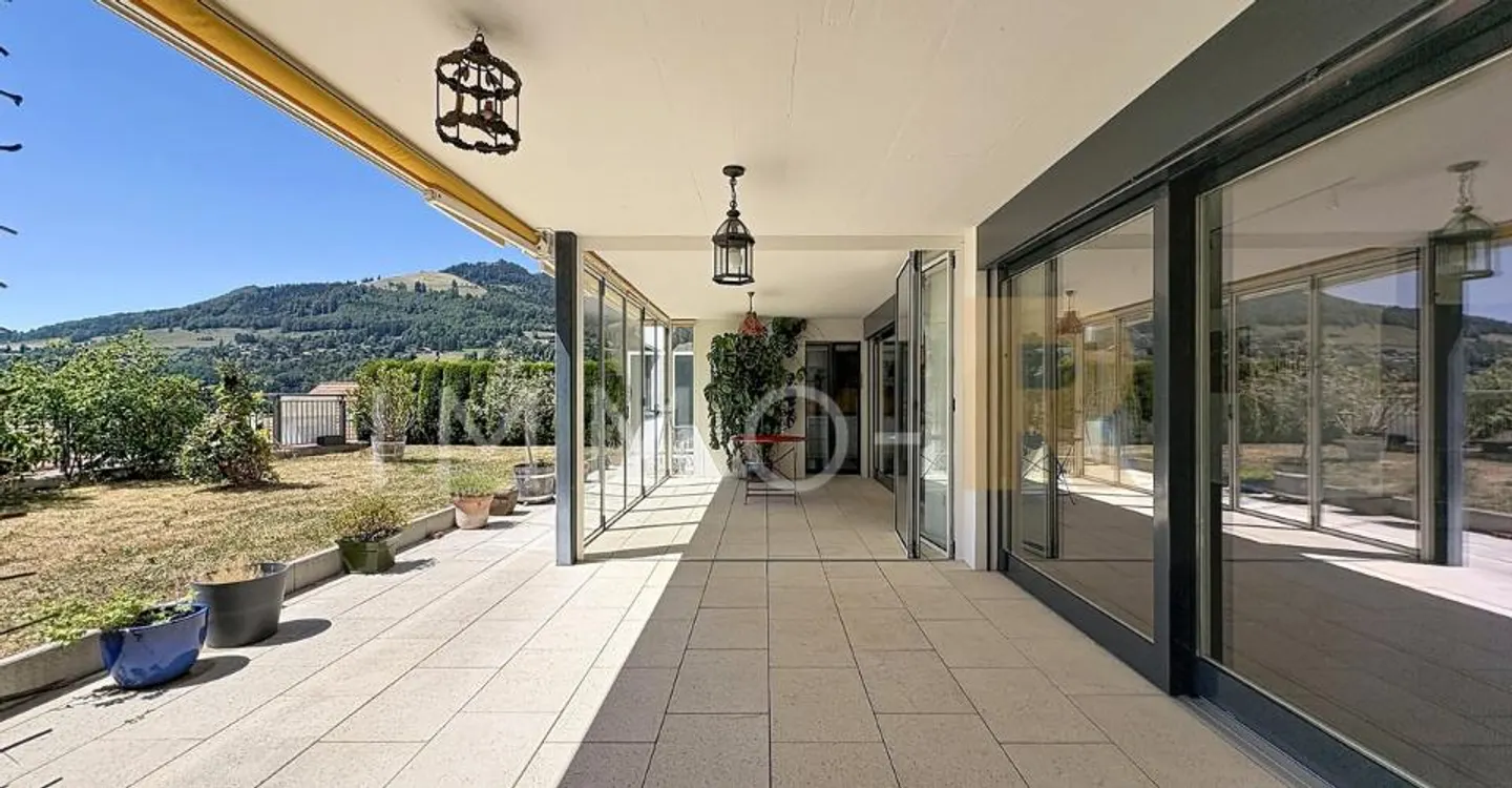 Spacieux appartement -  terrasse, jardin  vue dégagée sur le Moléson - Foto 10 di 12