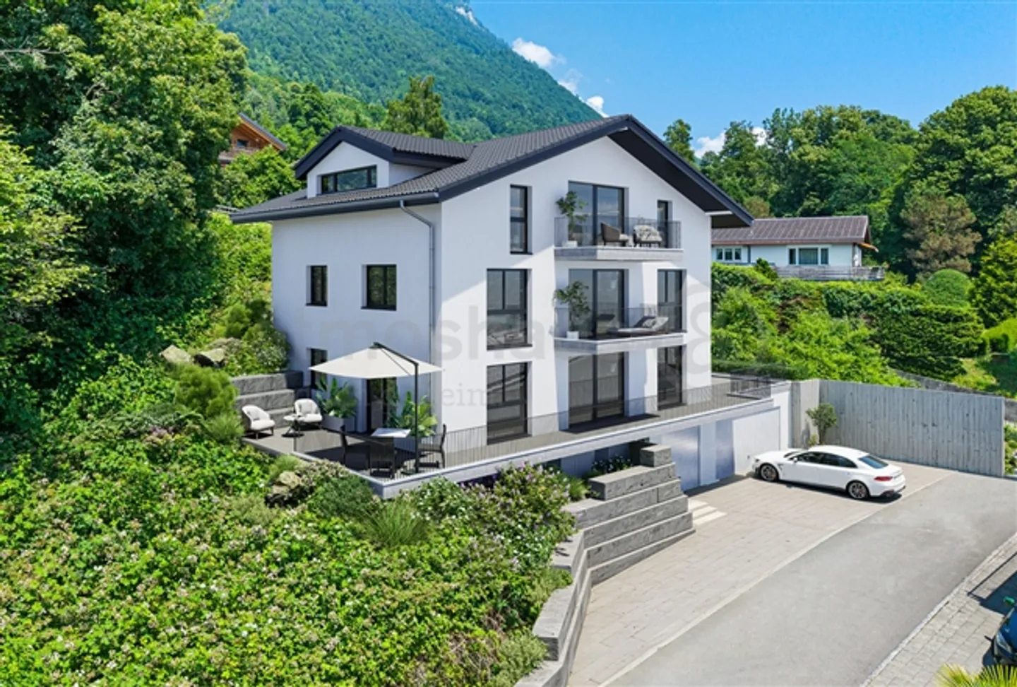Maison de rêve au bord du lac de Brienz avec appartement de 3,5 pièces, ascenseur et panorama - Photo 2 sur 3