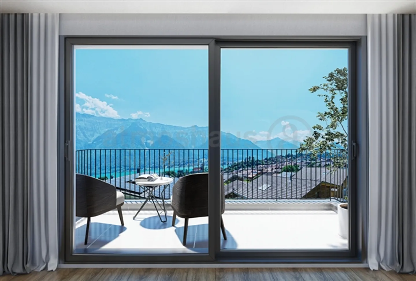 Maison de rêve au bord du lac de Brienz avec appartement de 3,5 pièces, ascenseur et panorama - Photo 3 sur 3