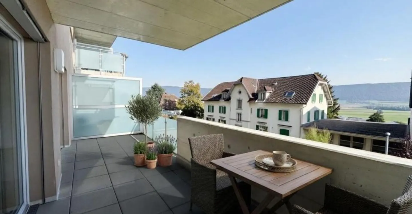 Angenehme 3,0 Zimmer von 67 m² in Cernier - Zwischen Natur und Annehmlichkeiten - Foto 1 von 6