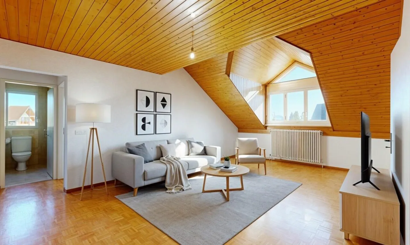 Duplex spacieux en attique près de la gare - Photo 4 sur 11