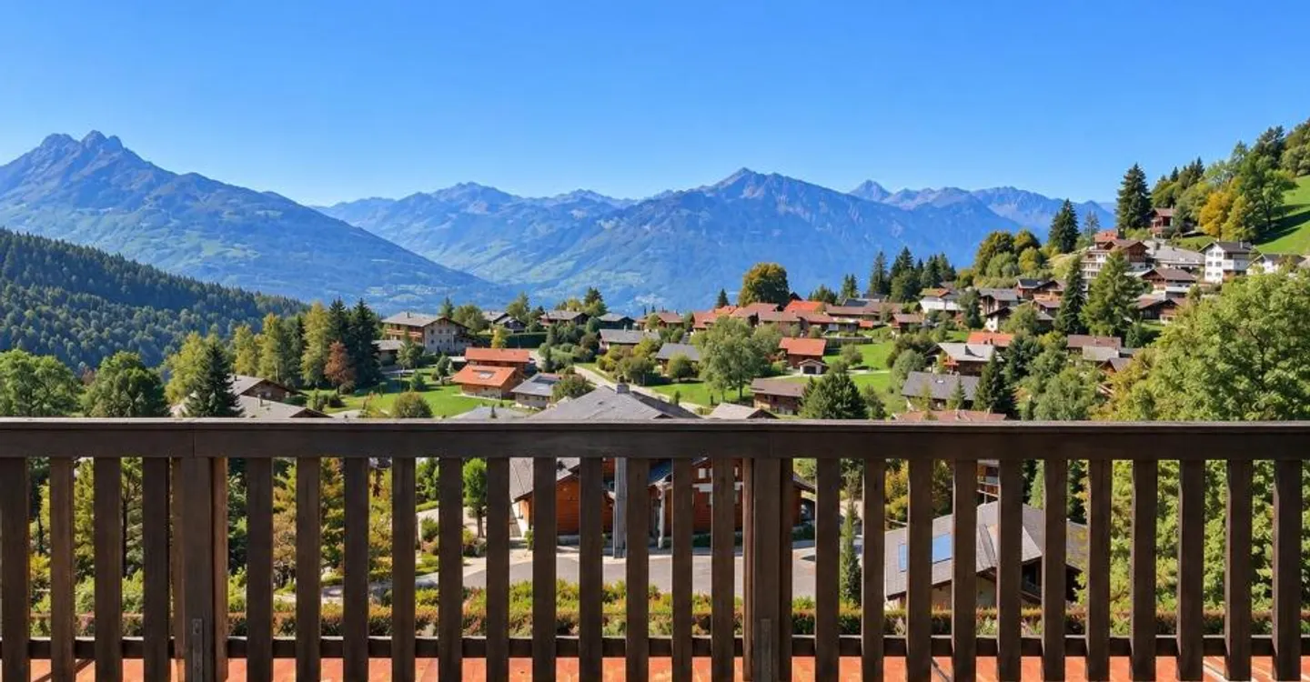 Grande chalet di carattere da ristrutturare a Villars-sur-Ollon, vista magnifica - Foto 8 di 13