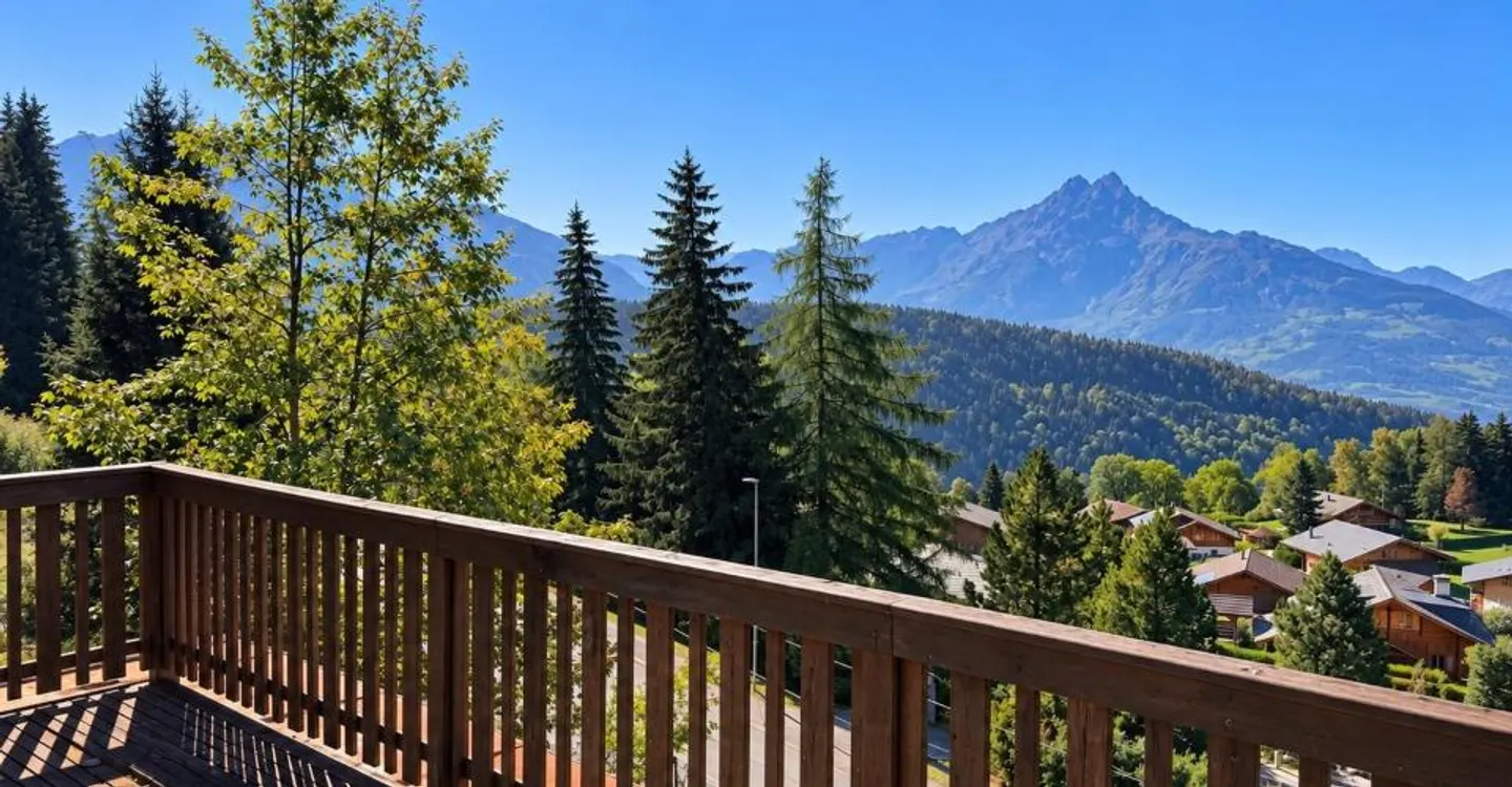 Grande chalet di carattere da ristrutturare a Villars-sur-Ollon, vista magnifica - Foto 9 di 13