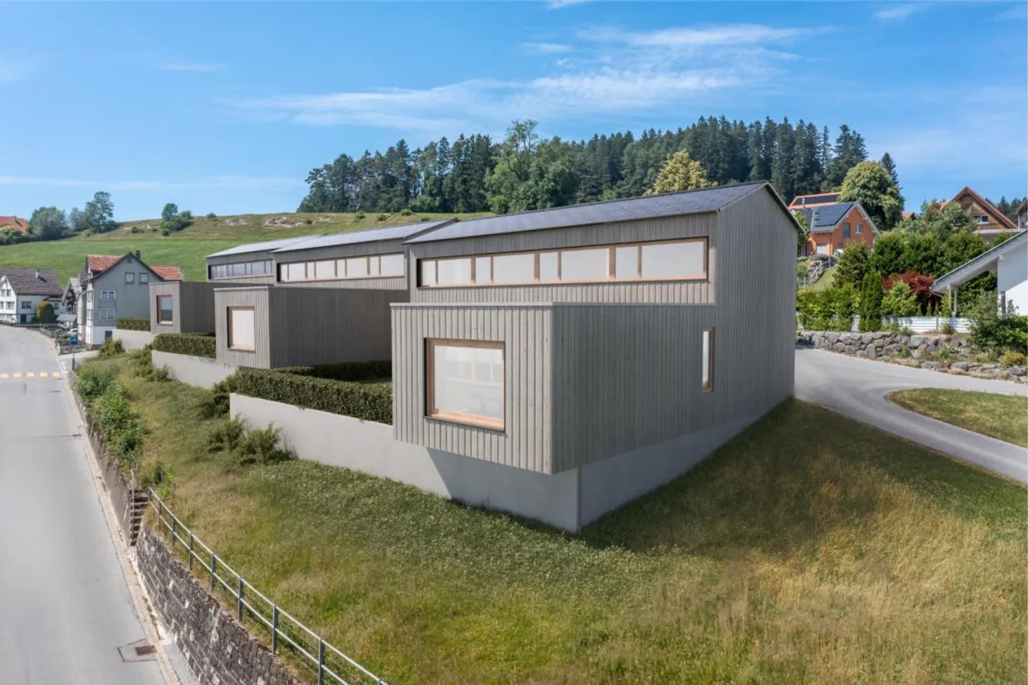 Casa unifamiliare di nuova costruzione in moderna costruzione in legno - Foto 9 di 12