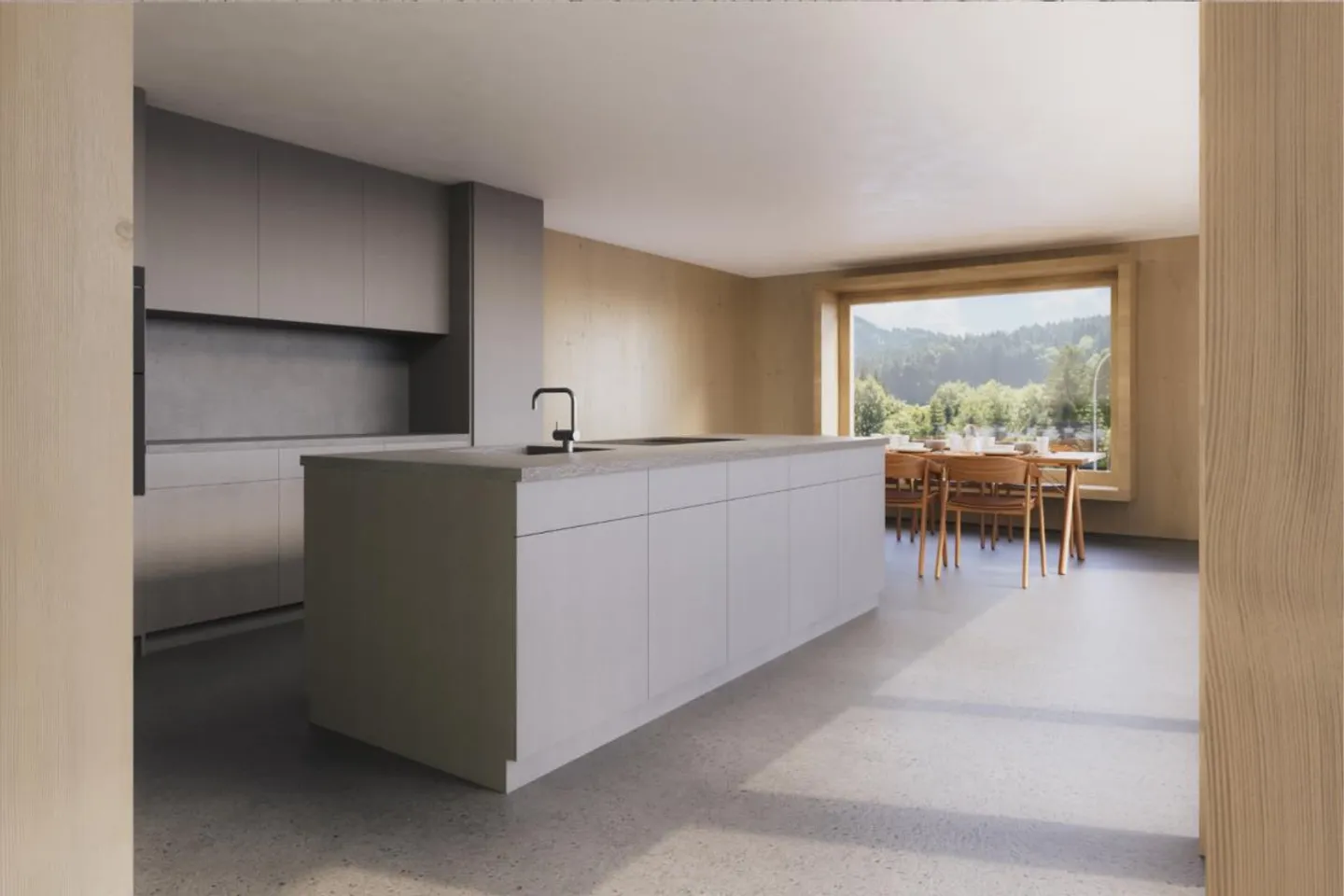Casa unifamiliare di nuova costruzione in moderna costruzione in legno - Foto 6 di 12