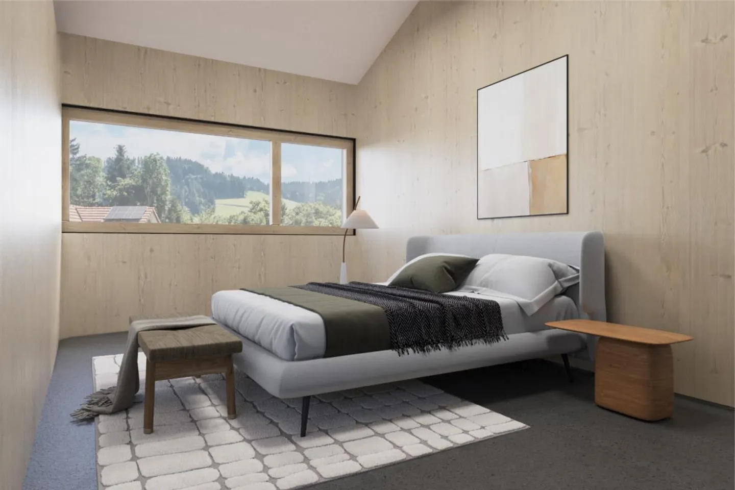 Casa unifamiliare di nuova costruzione in moderna costruzione in legno - Foto 7 di 12
