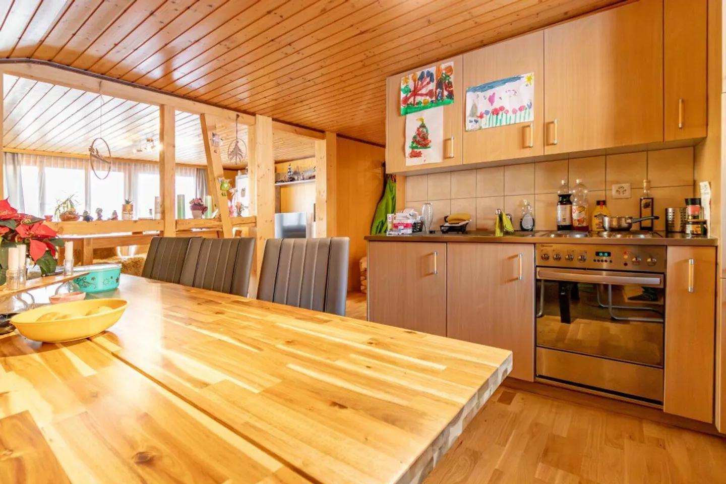 Appartement sous les combles de 5,5 pièces à Bellwald - spacieux, calme, avec vue sur la montagne - Photo 6 sur 15