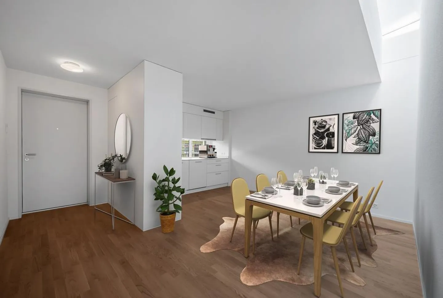 Grosse 2.5 Zimmer Wohnung mit Blick auf Bergpanorama - Foto 1 von 8