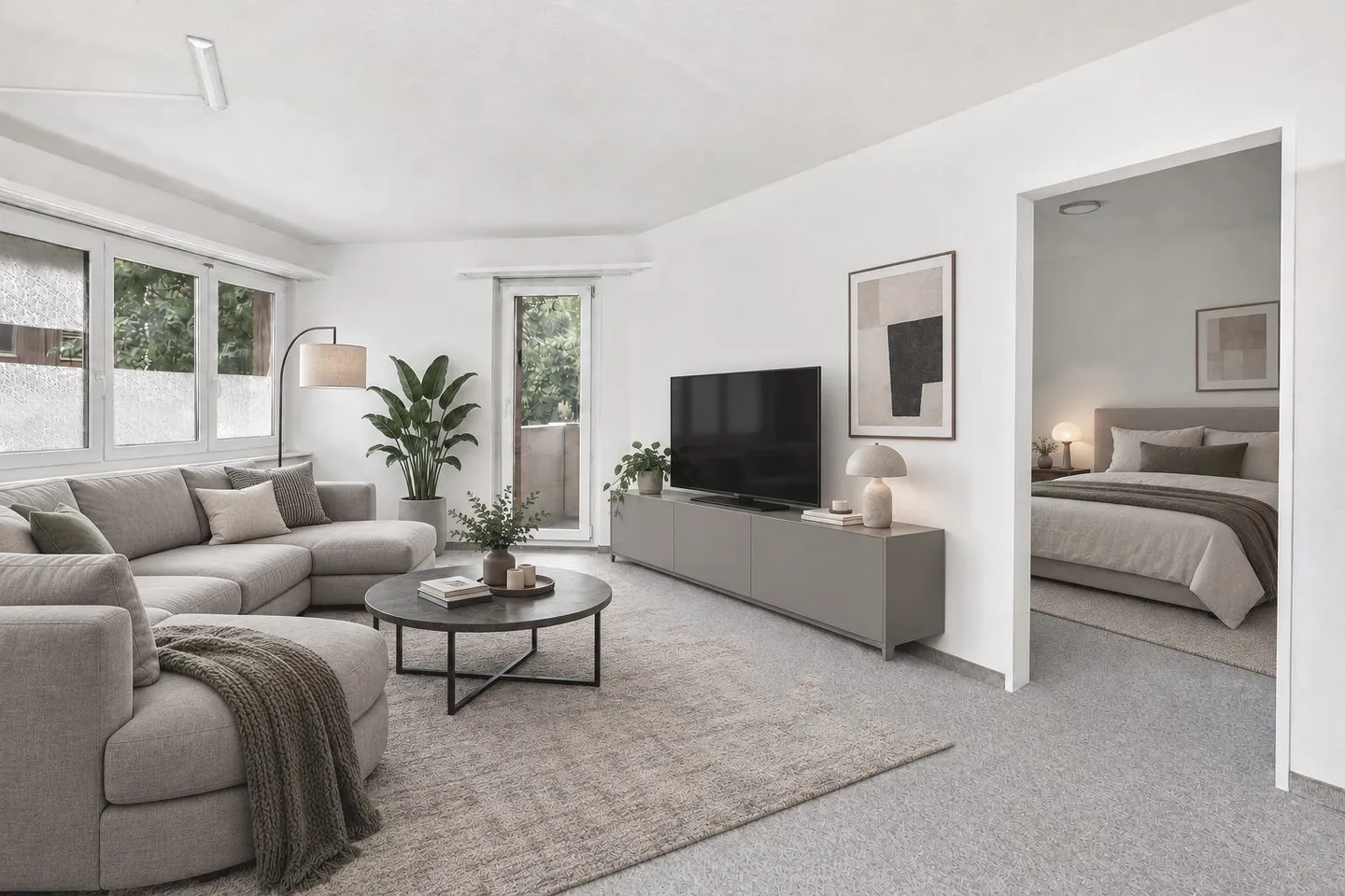 Charmante Wohnung in Zürich-Seebach - Foto 1 von 7