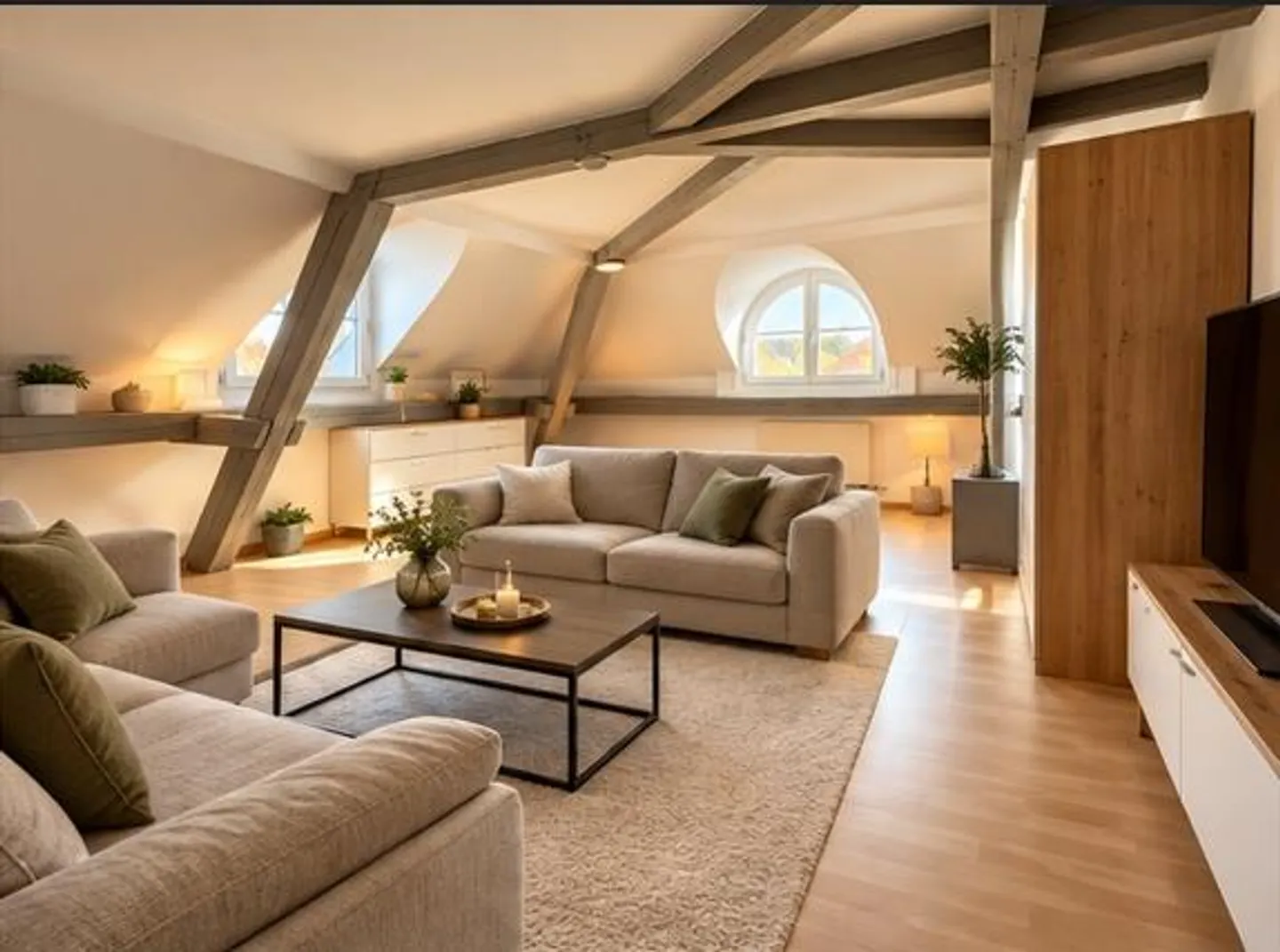 Incantevole appartamento mansardato 2.5 camere con bella vista - Foto 6 di 14