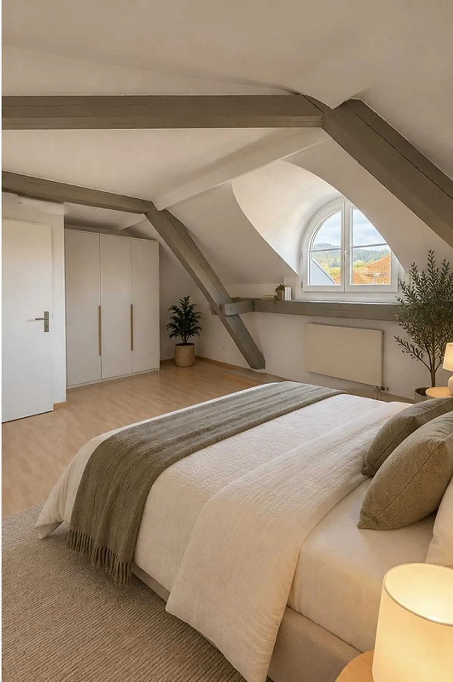 Incantevole appartamento mansardato 2.5 camere con bella vista - Foto 10 di 14