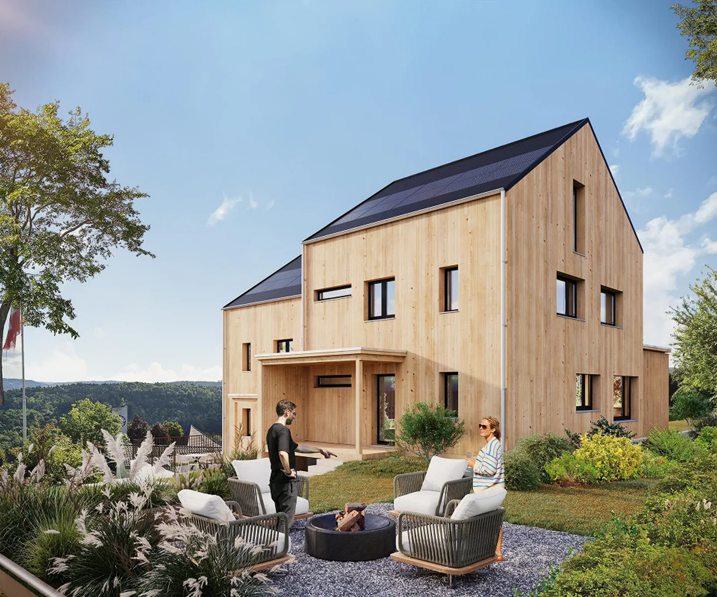 Semi-Detached House Above the Limmat Valley - Photo 1 of 5