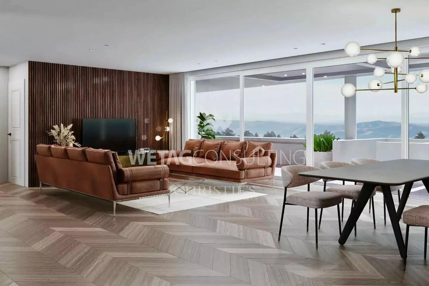 In vendita a Losone: Elegante attico con grande terrazza coperta... - Foto 2 di 11