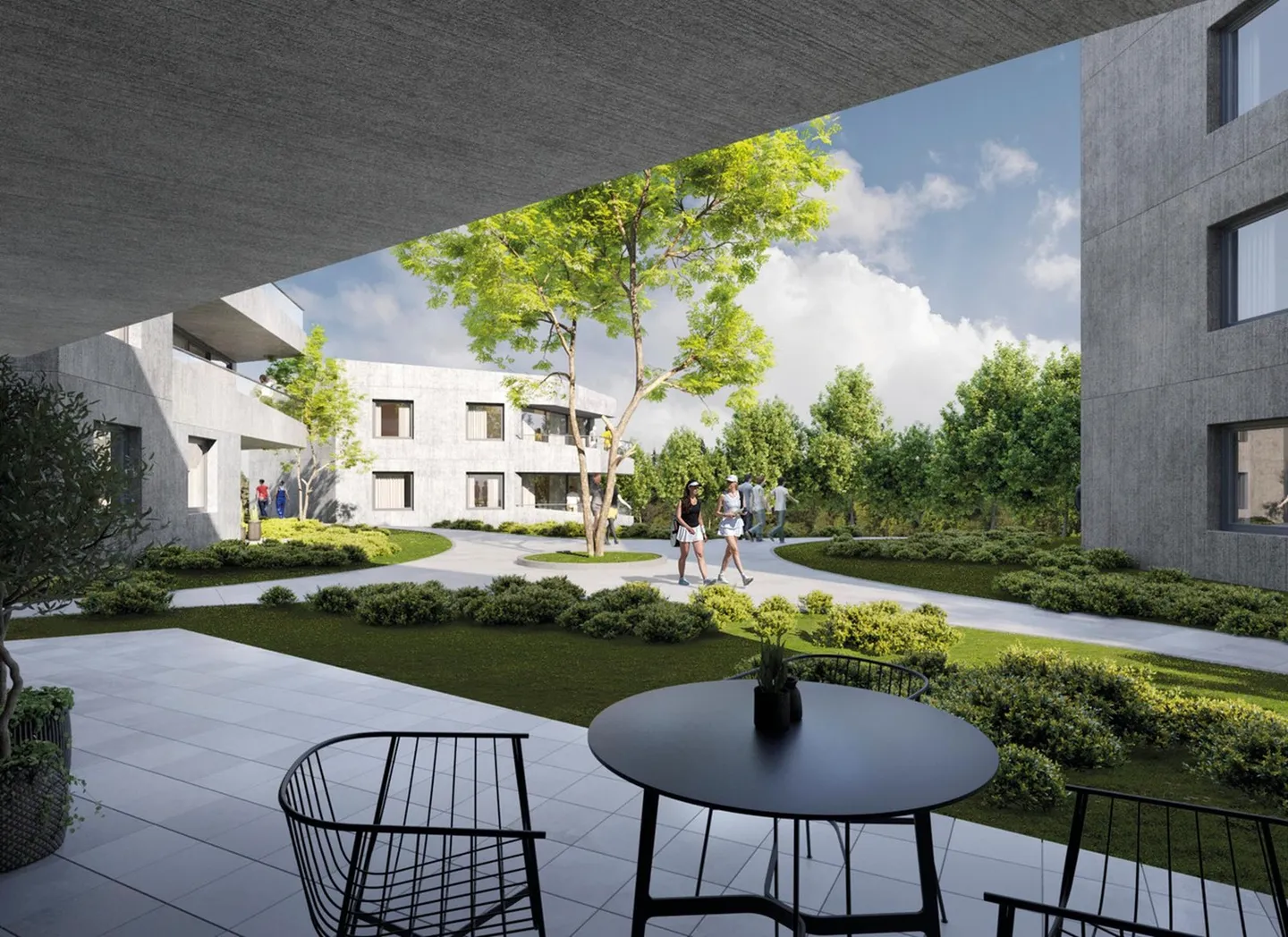 Bell'appartamento nuovo di 3,5 locali con grande terrazza Progetto La Source a Be - Foto 4 di 4