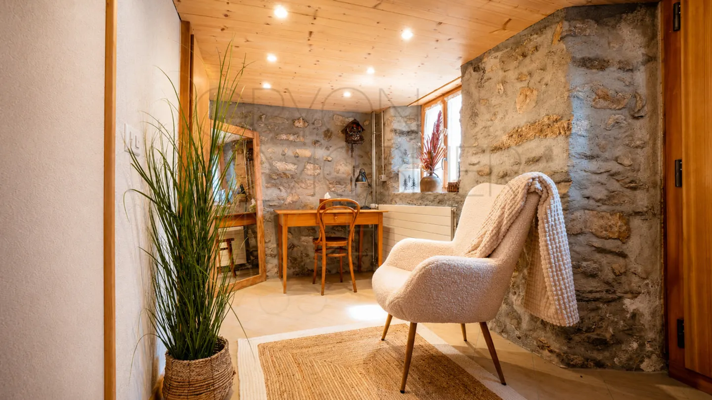 Chalet a Gryon - 110 m² completamente ristrutturato nel cuore del villaggio - Foto 28 di 34