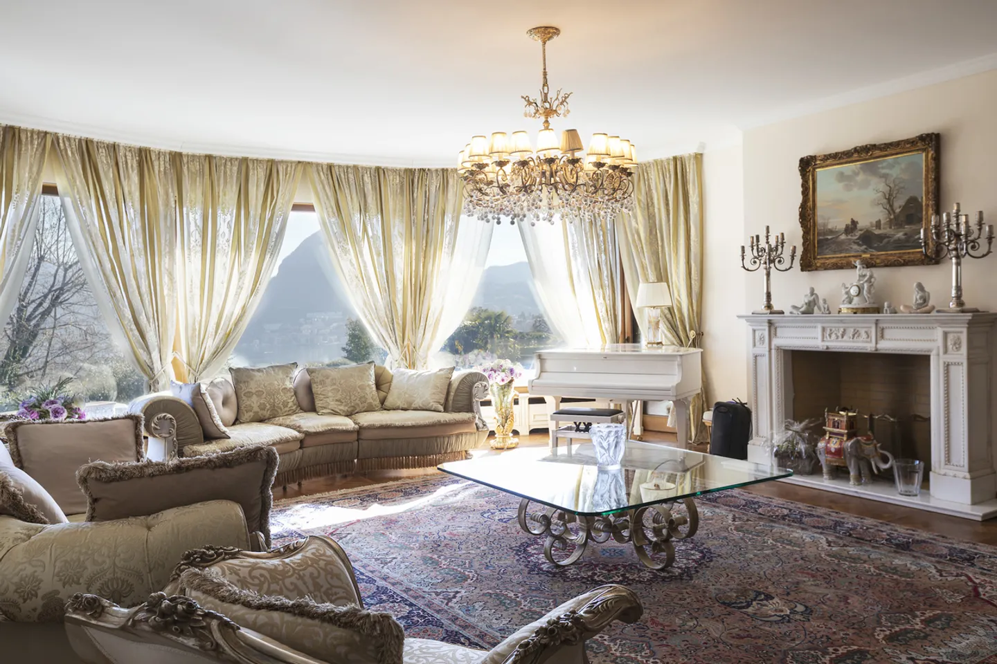 «Luxusvilla in Lugano zu verkaufen – Blick auf den See, den Garten und den Pool» - Foto 9 von 14