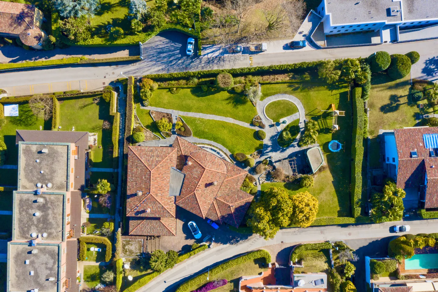 «Luxusvilla in Lugano zu verkaufen – Blick auf den See, den Garten und den Pool» - Foto 14 von 14