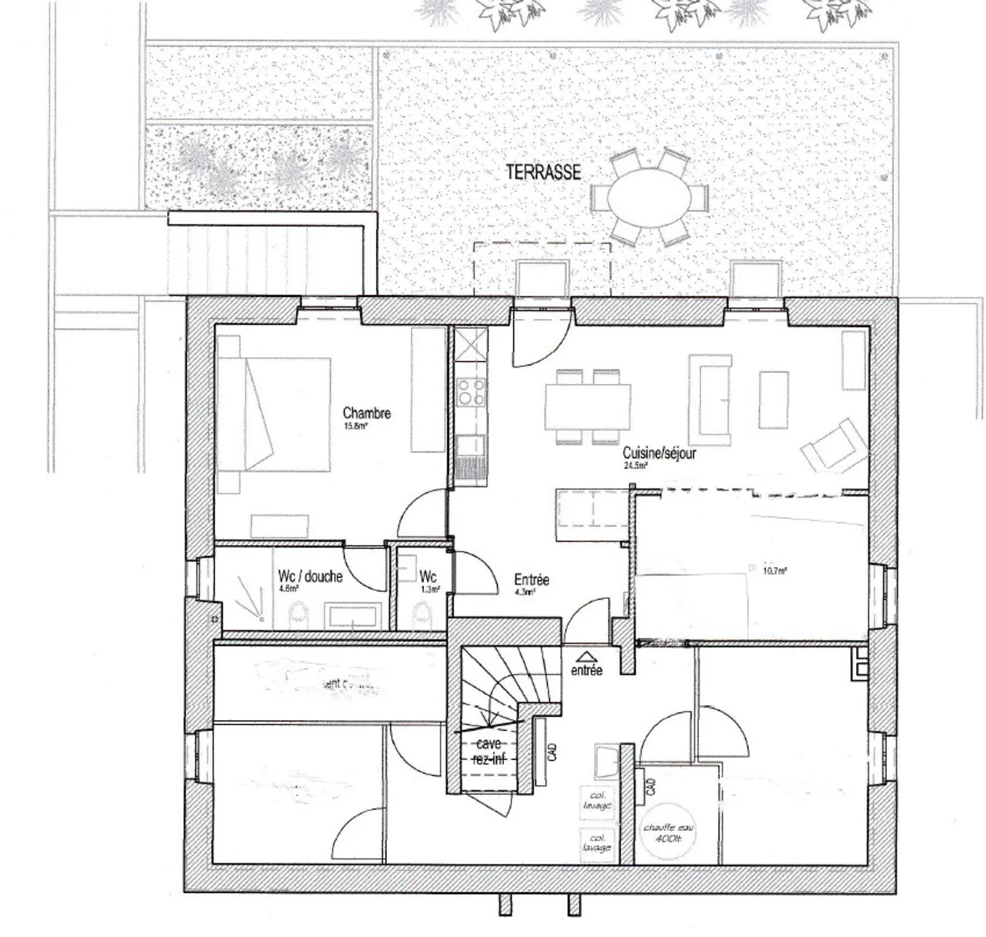 Fribourg / 3.5 rooms on the ground floor - Photo 9 of 10