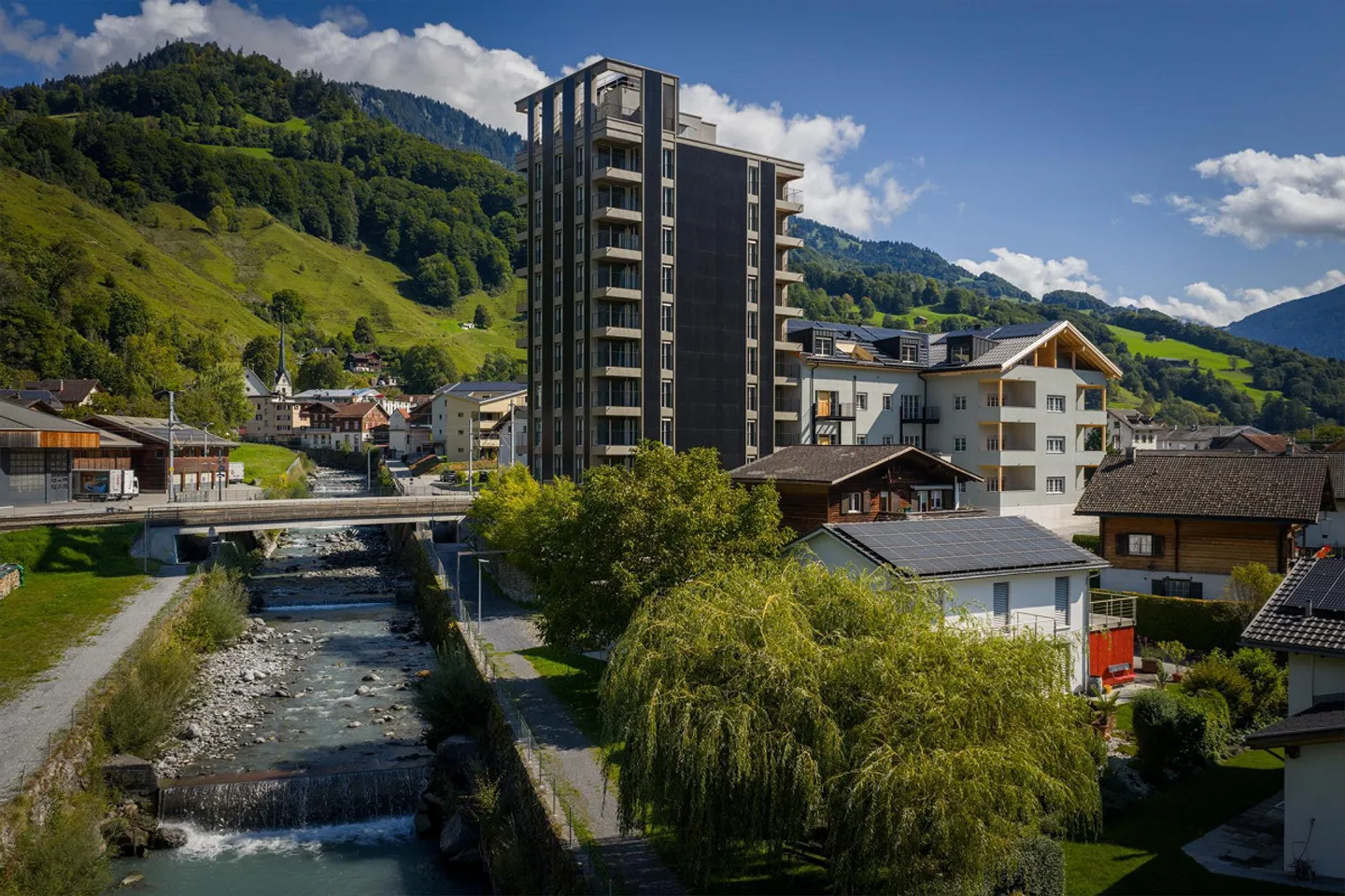 Appartement en loft de 133 m2 dans la Mühle Grüsch - Photo 1 sur 10