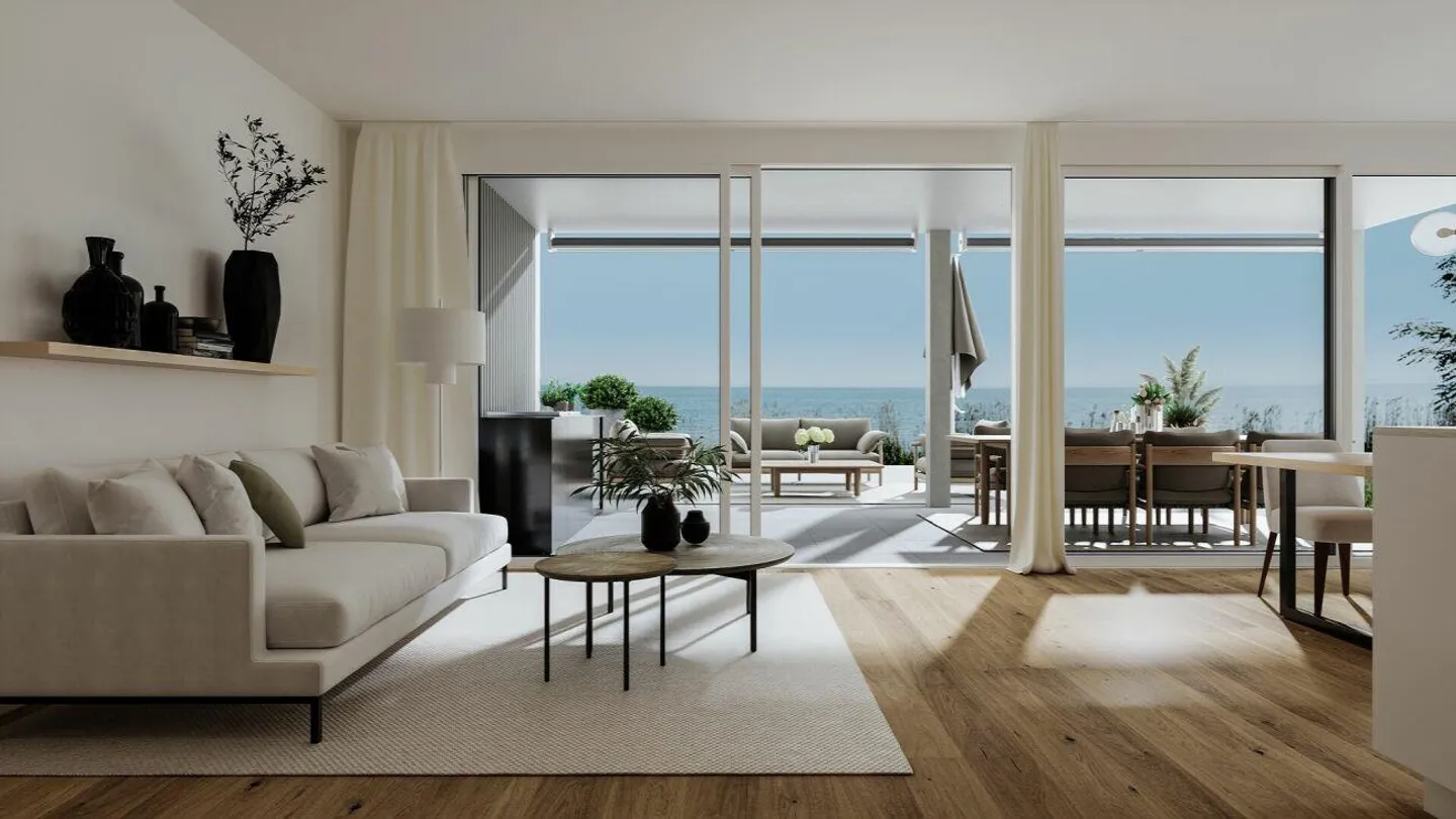 Nuovo progetto di costruzione Arrivée: Unico appartamento di 5 1/2 stanze con vista lago mozzafiato - Foto 1 di 13