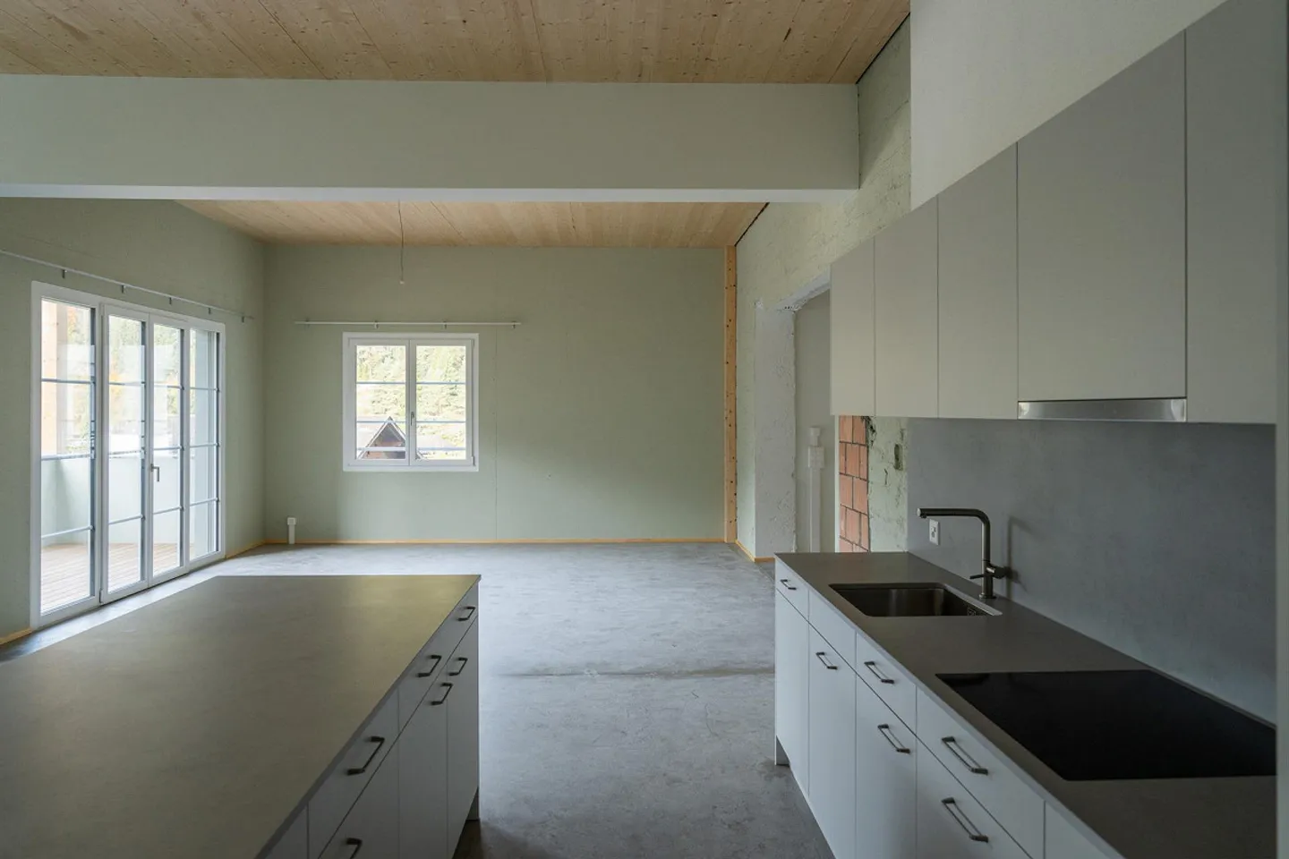 Appartement en loft de 133 m2 dans la Mühle Grüsch - Photo 4 sur 10