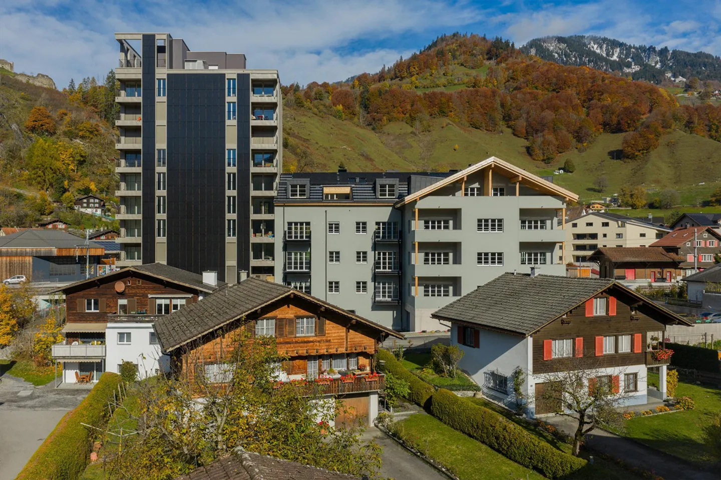 Appartement en loft de 133 m2 dans la Mühle Grüsch - Photo 9 sur 10