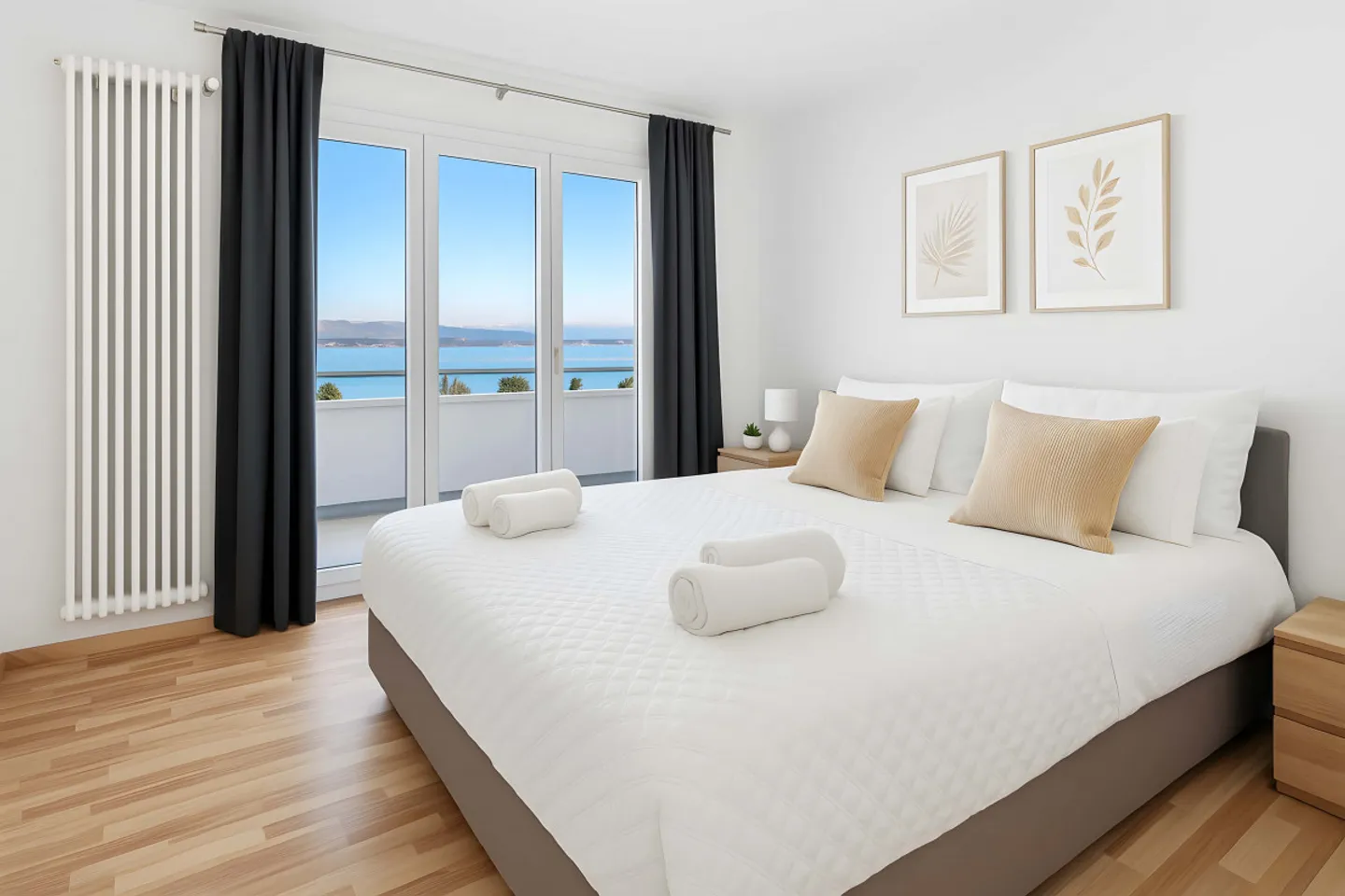 3.5 camere luminose con vista sul lago a 180 gradi - Foto 6 di 7