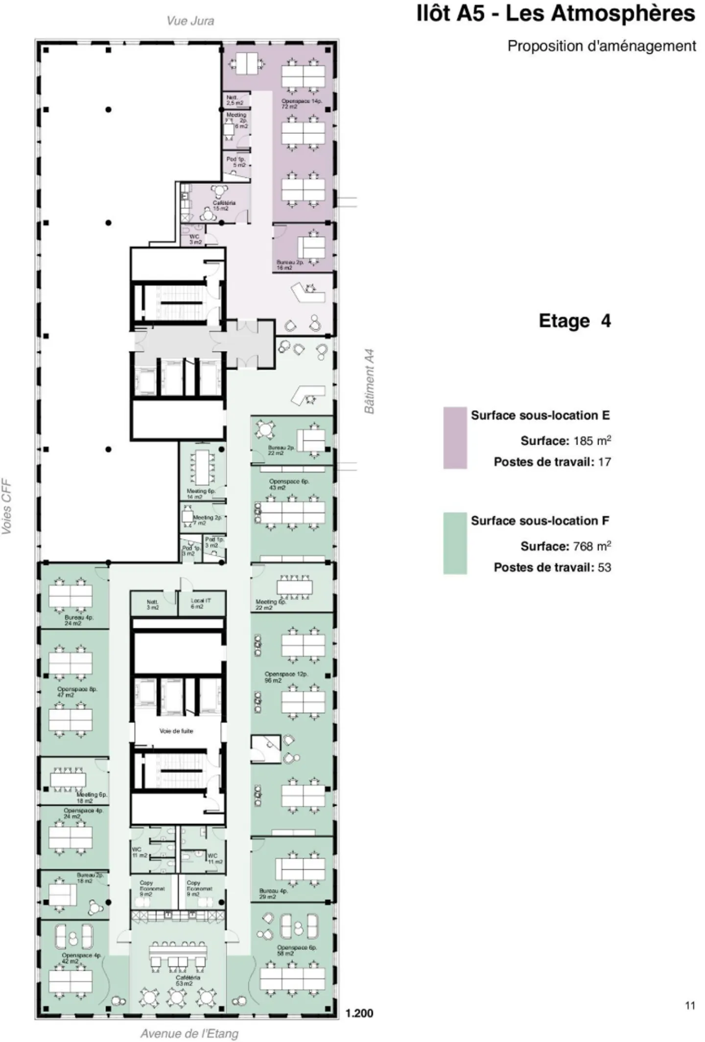 Bürofläche im Quartier de l'Étang - Foto 9 von 9