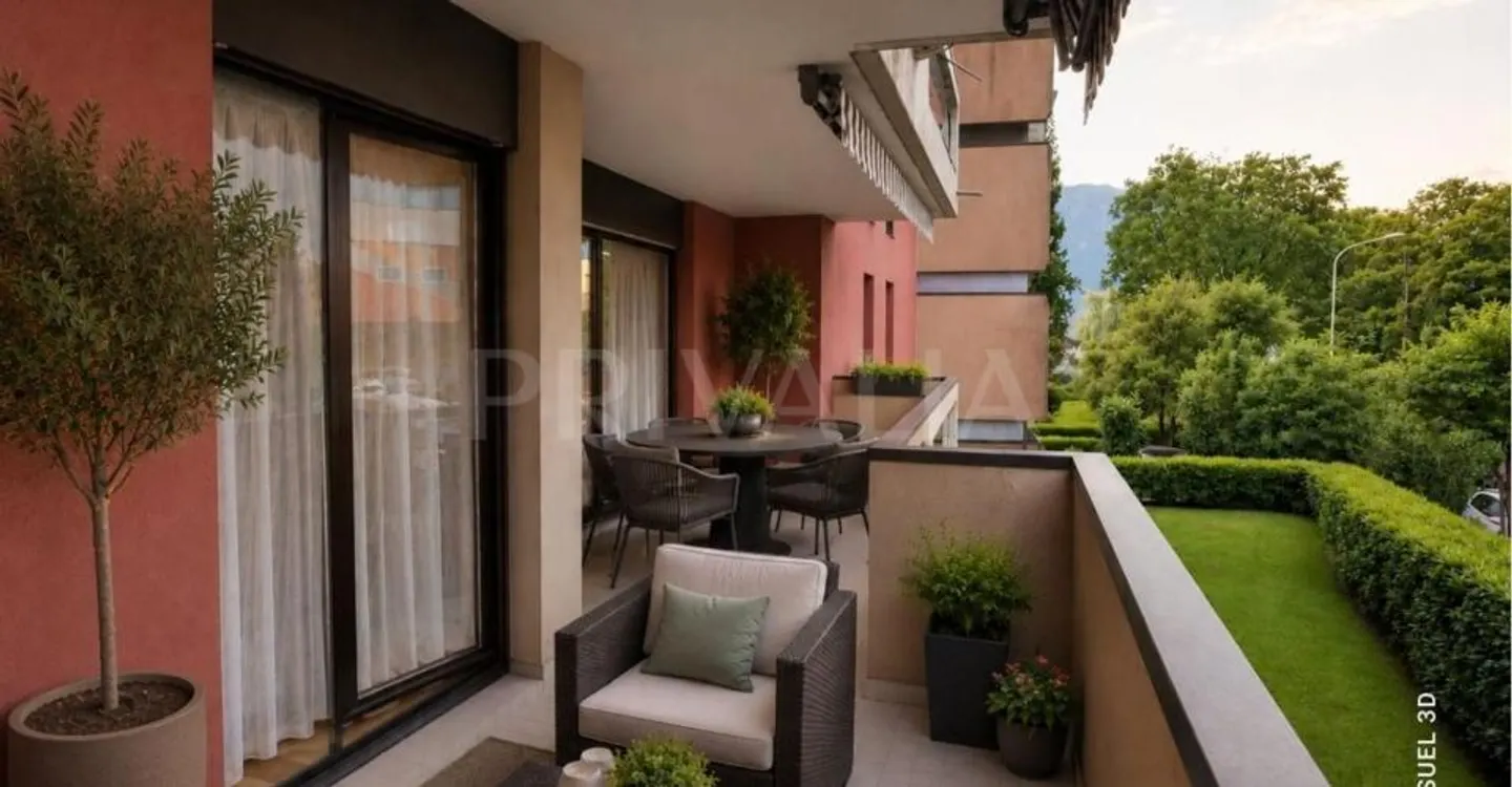 Exklusiv: Charmante 2½ Zimmer mit Balkonen und Seeblick - Foto 6 von 8