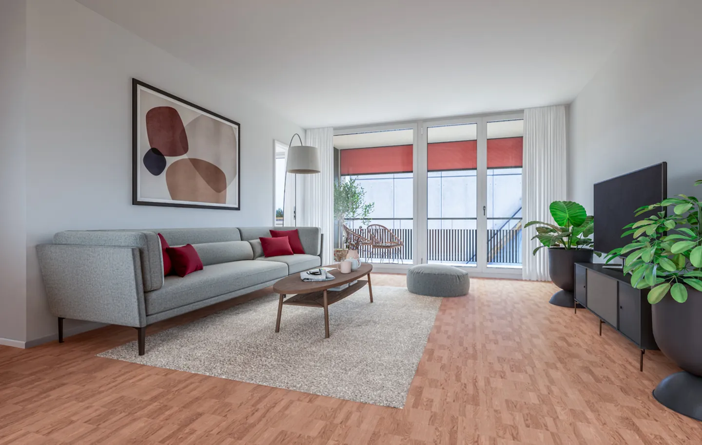Modernes Apartment in Reinach - Foto 3 von 4