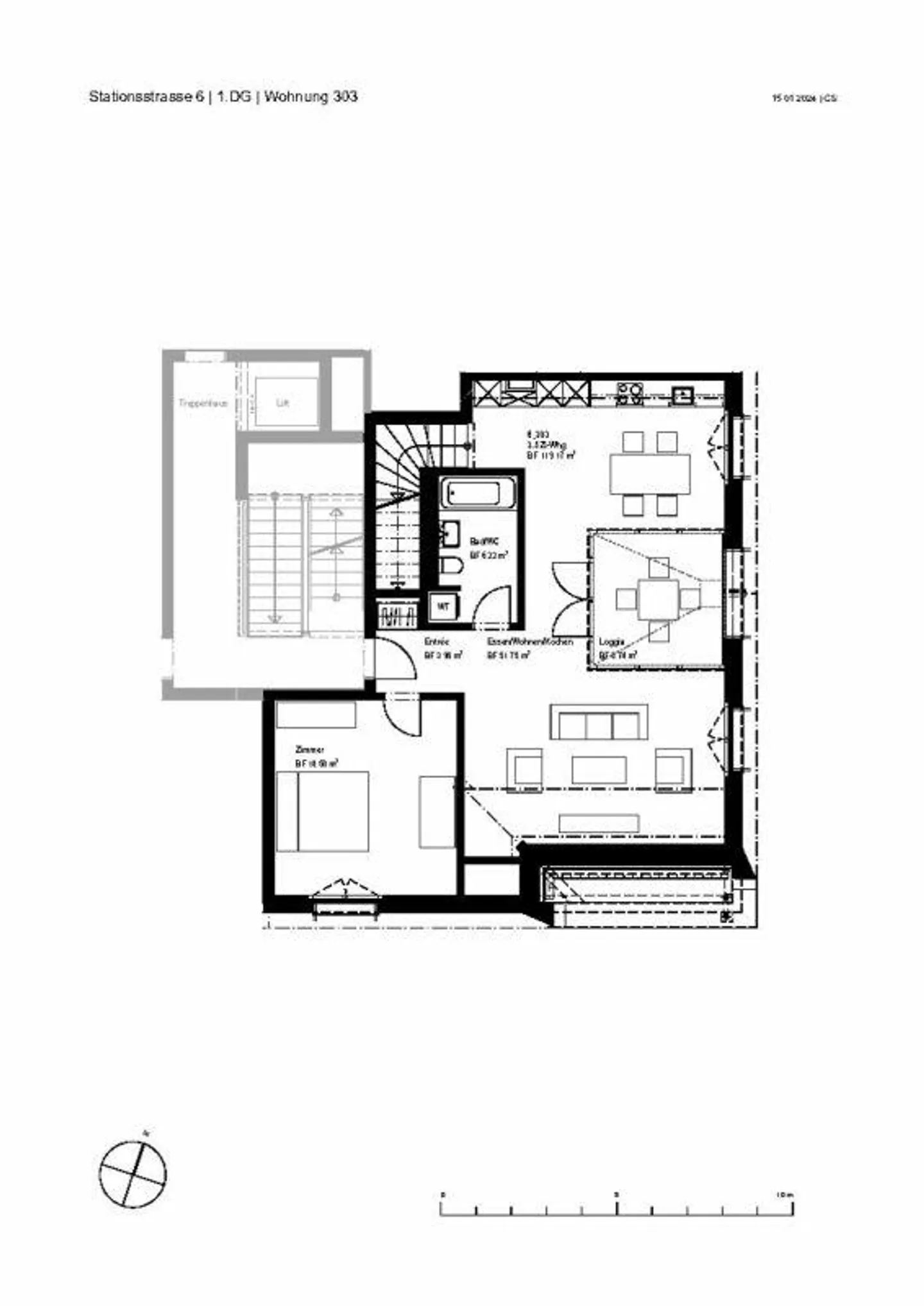 3.5 ZW - Maisonette dans le développement central d'Arnegg - Photo 11 sur 11