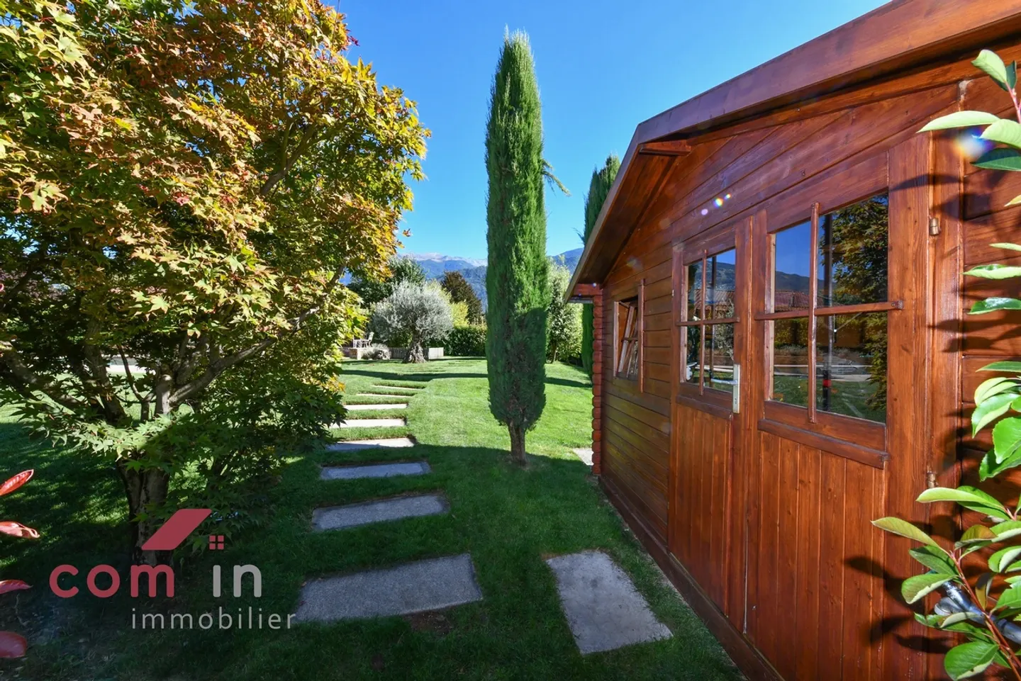 VETROZ, superbe Villa mit Charakter in absoluter Ruhe - Schwimmbad - Foto 20 von 21