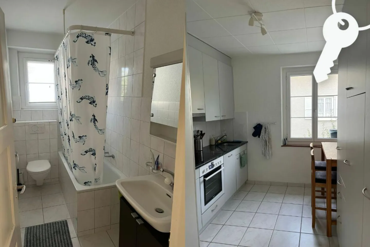 Beautiful 3-room old apartment in a quiet neighborhood - Photo 4 of 6