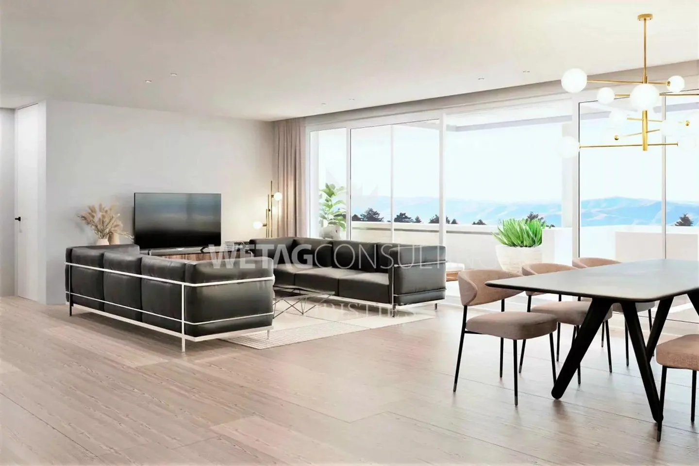 Attico moderno e spazioso con grande terrazza coperta ... - Foto 2 di 11