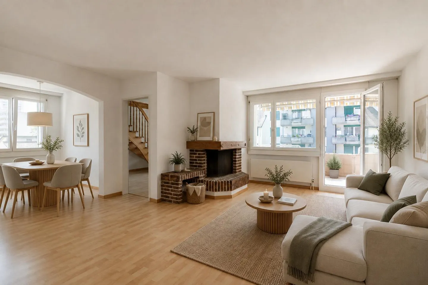 Grosszügige 4-Zimmerwohnung mit Balkonen - Foto 2 von 12