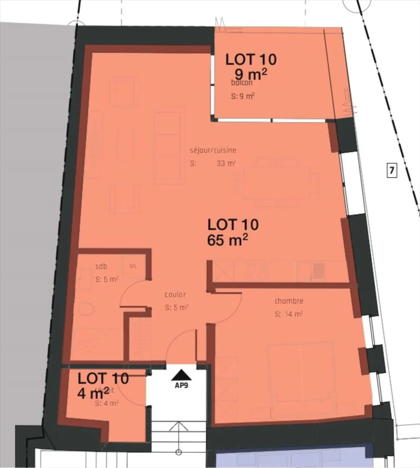 Neues 2,5-Zimmer-Apartment, ideal für Rendite - Foto 4 von 6