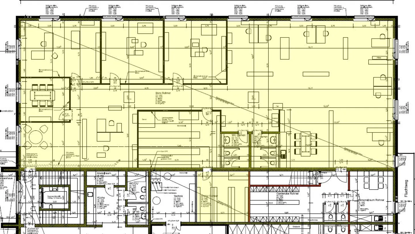 Uffici/pratiche all'avanguardia - superficie totale fino a 840m2 possibile! - Foto 15 di 15